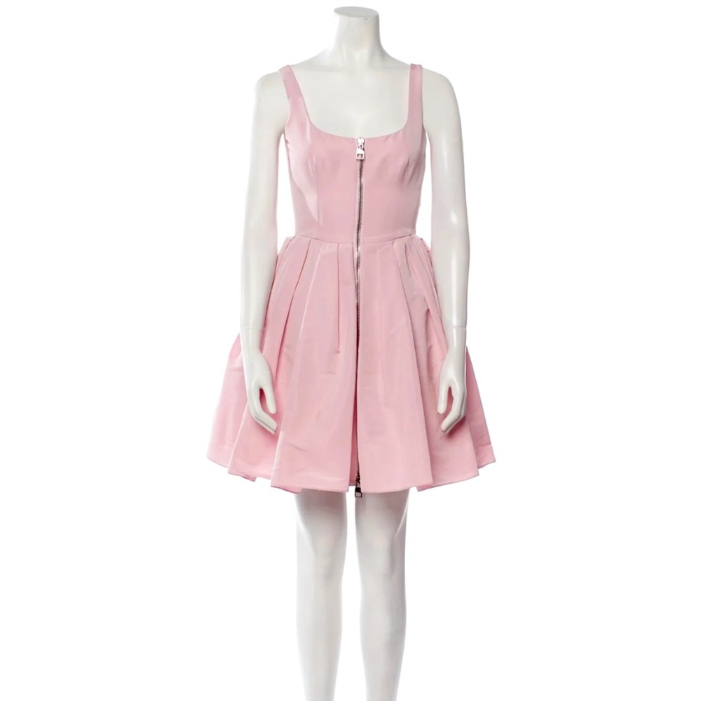 🌸 Alexander McQueen Scoop Neck Mini Dress – Blush Pink – Size 12 🌸